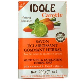 IDOLE Carrot Whitening & Exfoliating Herbal Soap 200g